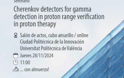 SEMINARIO: Cherenkov detectors for gamma detection in proton range verification in proton therapy