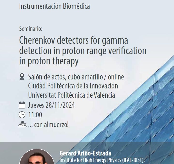 SEMINARIO: Cherenkov detectors for gamma detection in proton range verification in proton therapy